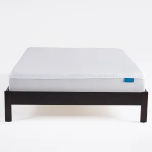 10" Medium Firm Cool to Touch Mattress, White and Gray - NH567903 wood bed frame, upholstered bed