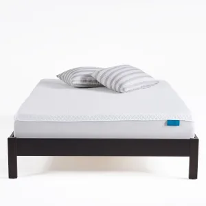 10" Medium Soft Cool to Touch Mattress, White and Gray - NH667903 wood bed frame, upholstered bed