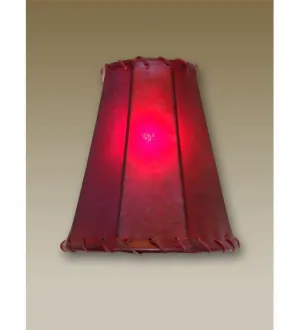 10" Pyramid Raw Hide Lamp Shade laundry hamper, dirty clothes basket