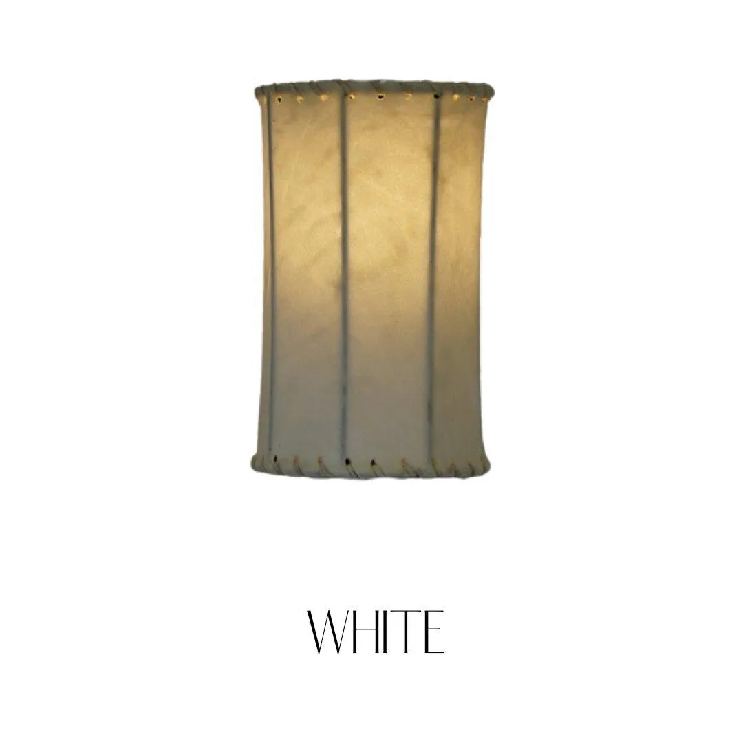 12" Pyramid Raw Hide Lamp Shade
