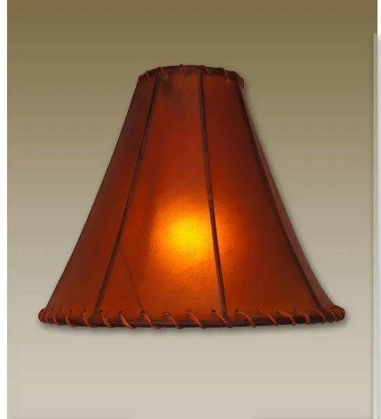 14" Pyramid Raw Hide Lamp Shade laundry hamper, dirty clothes basket