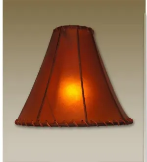14" Pyramid Raw Hide Lamp Shade laundry hamper, dirty clothes basket
