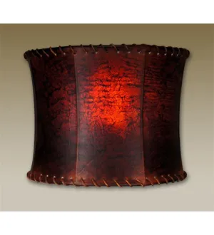 15" Cylinder Raw Hide Lamp Shade mattress topper, bed base