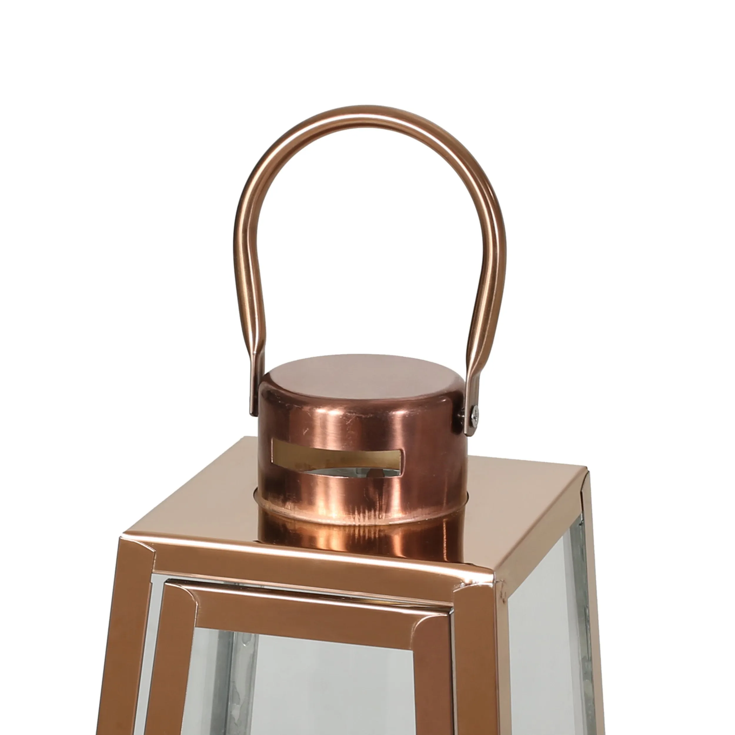 15" Modern Outdoor Stainless Steel Lantern - NH562013