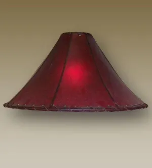20" Pyramid Raw Hide Lamp Shade mattress topper, bed base