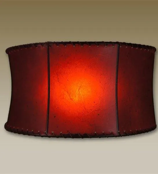 22" Cylinder Raw Hide Lamp Shade