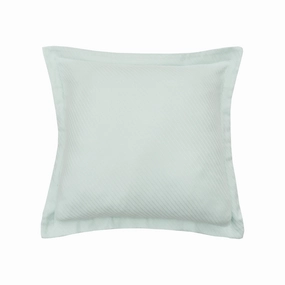 26" x 26" Sea Glass Preston Euro Sham pillowcases,cotton pillow covers,bed linen
