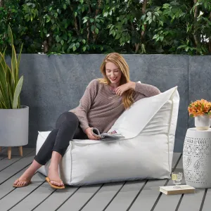 3 Ft Outdoor Contemporary Water Resistant Fabric Bean Bag Chair - NH180113 patio chairs, outdoor seating