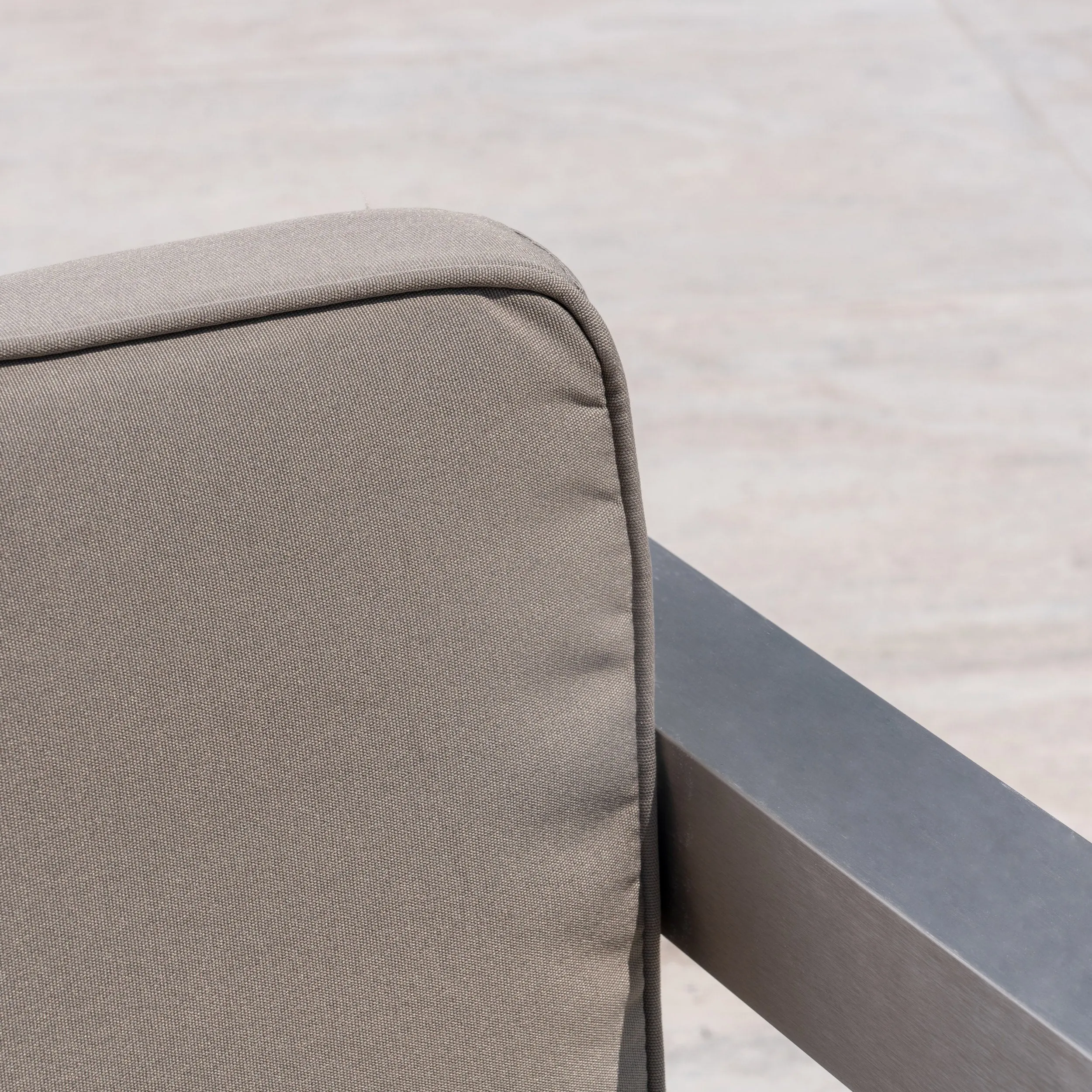 3-piece Outdoor Aluminum Club Chairs with Side Table - NH084603