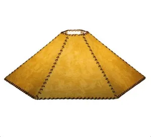 30" Wide Faux Leather Lamp Shade - Special Order laundry hamper, dirty clothes basket