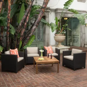 4-Seater Outdoor Chat Set with Coffee Table - NH544003 patio chairs, outdoor seating