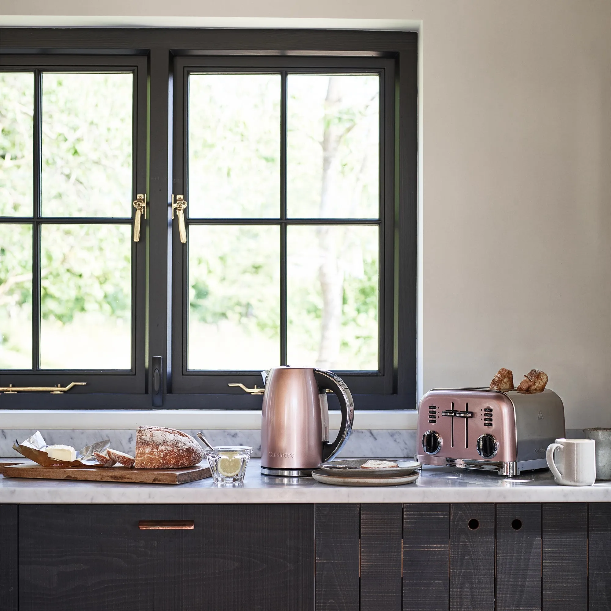4 Slice Toaster, Vintage Rose