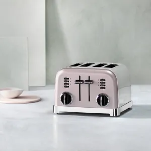 4 Slice Toaster, Vintage Rose lamp shade, drum shade