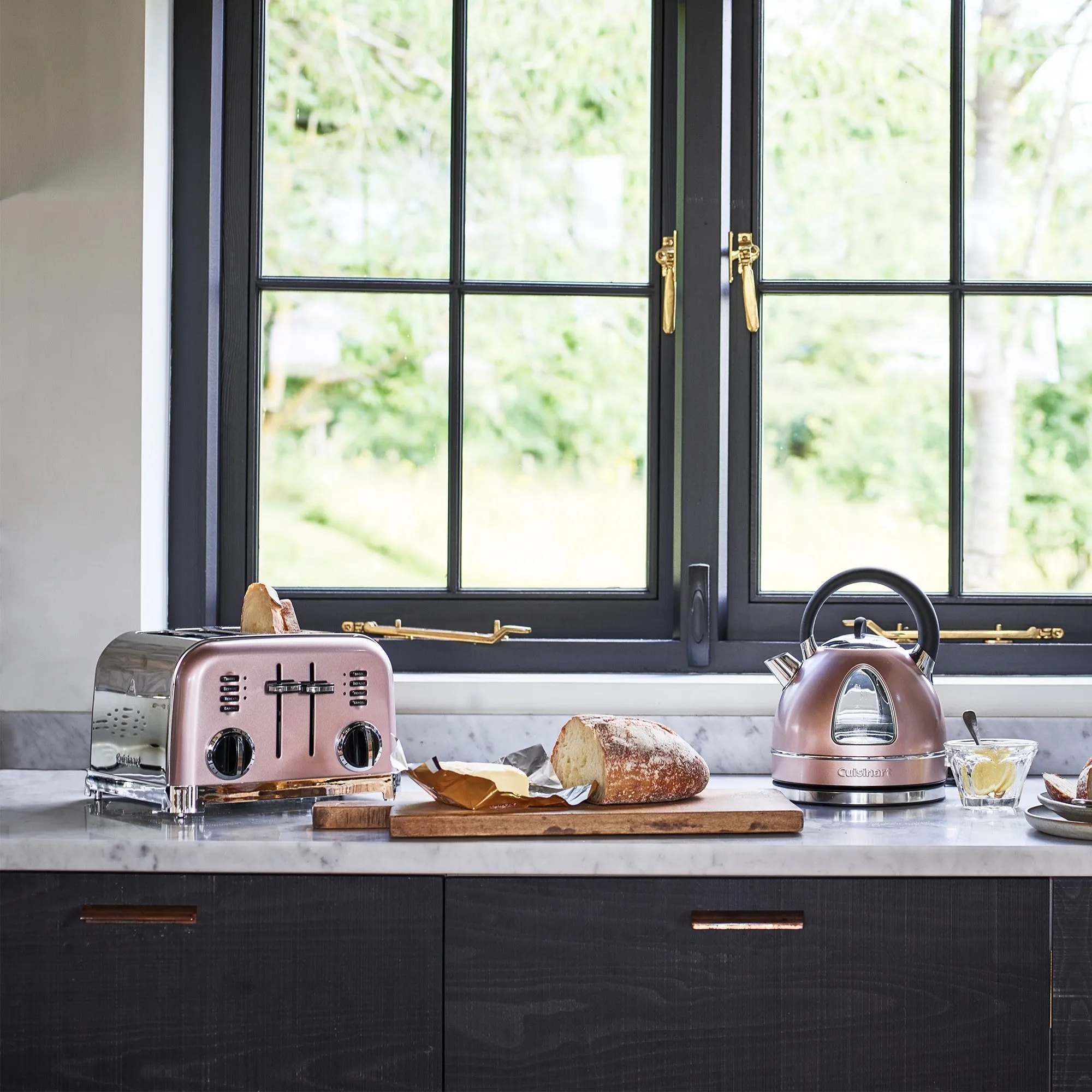 4 Slice Toaster, Vintage Rose