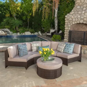 5pc Outdoor Sectional Sofa Set - NH240992 patio chairs, outdoor seating