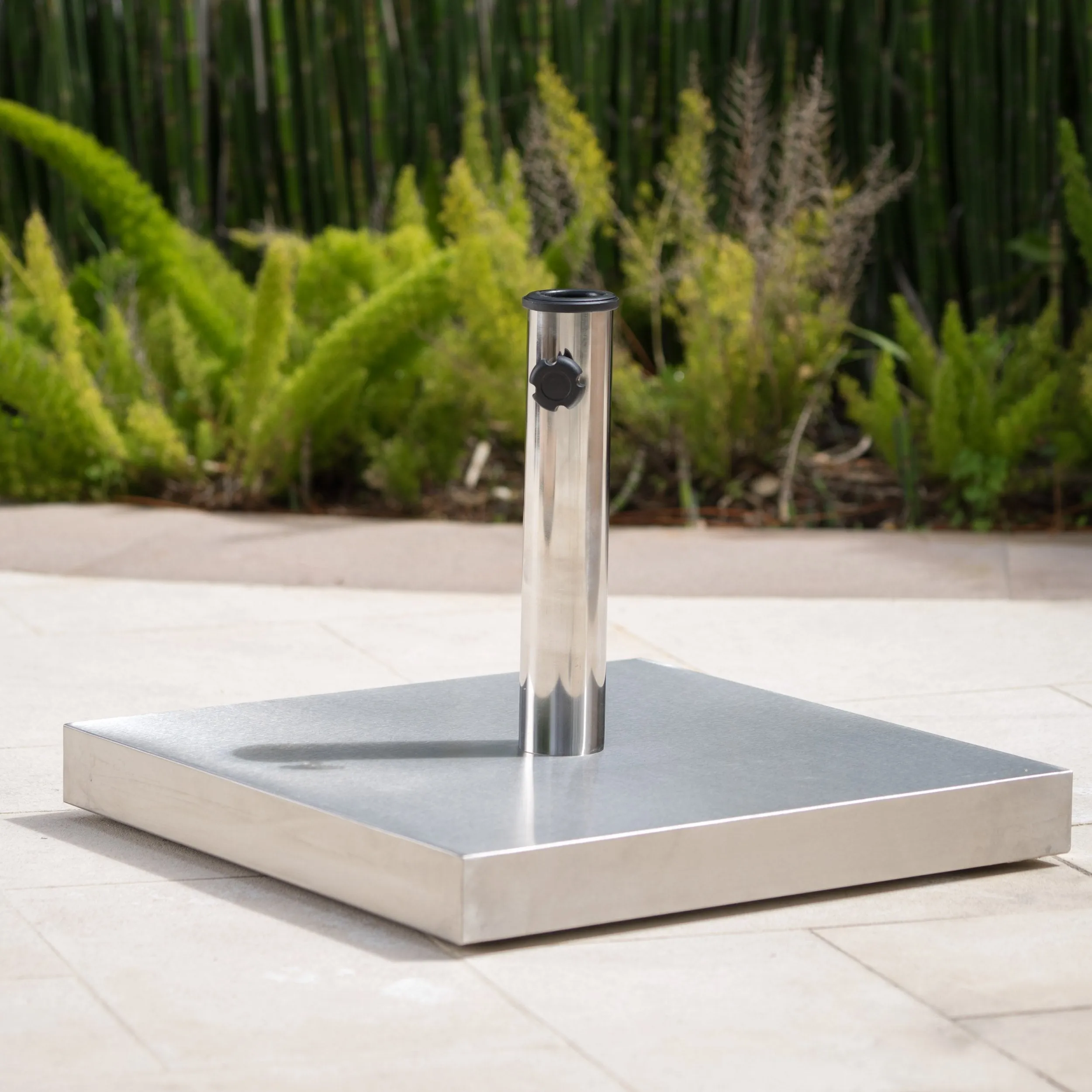 66lbs Stainless Steel Square Umbrella Base - NH514003 patio chairs, outdoor seating