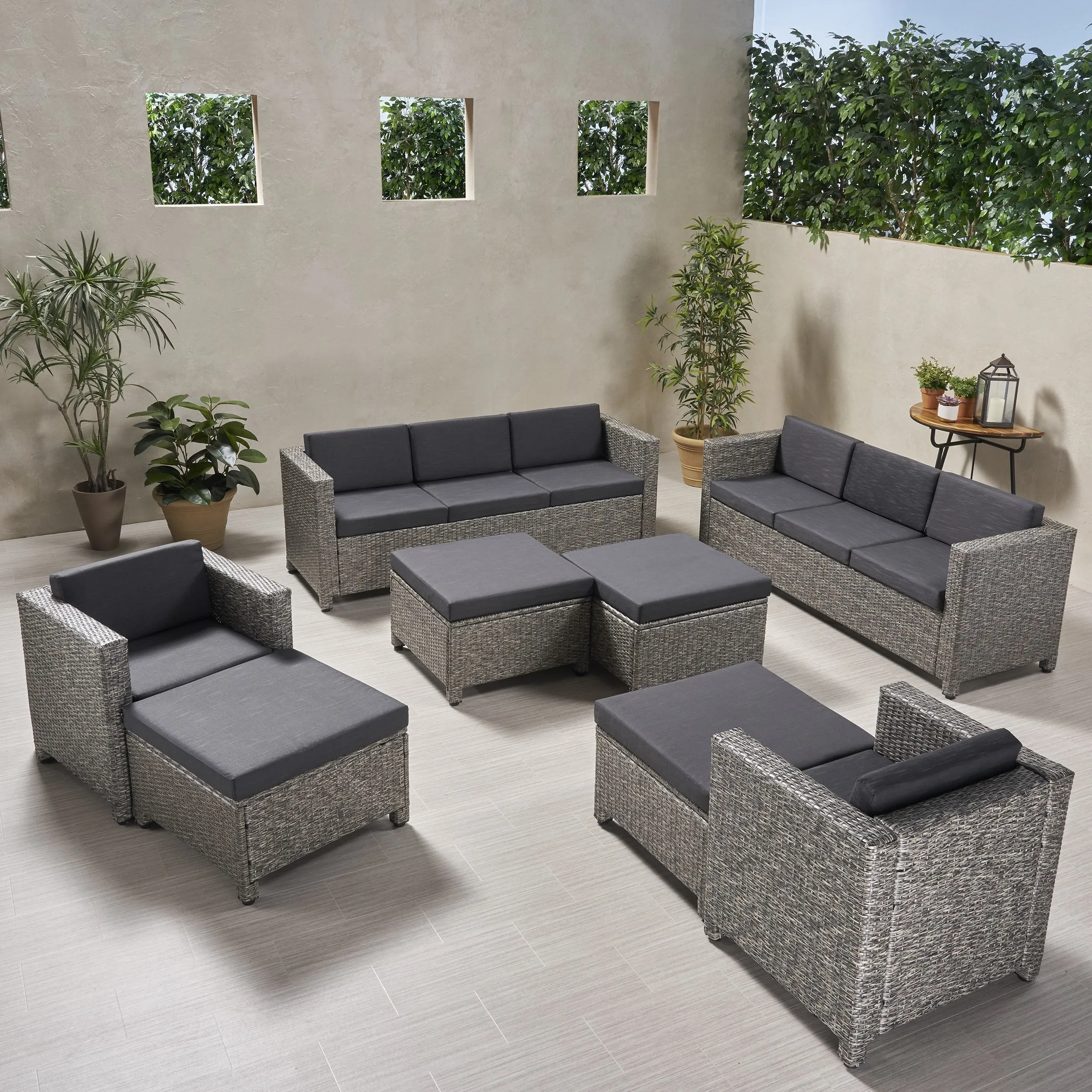8-10-Seater Outdoor Sofa Set - NH829903 patio chairs, outdoor seating