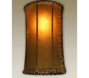 8" Cylinder Raw Hide Lamp Shade laundry hamper, dirty clothes basket