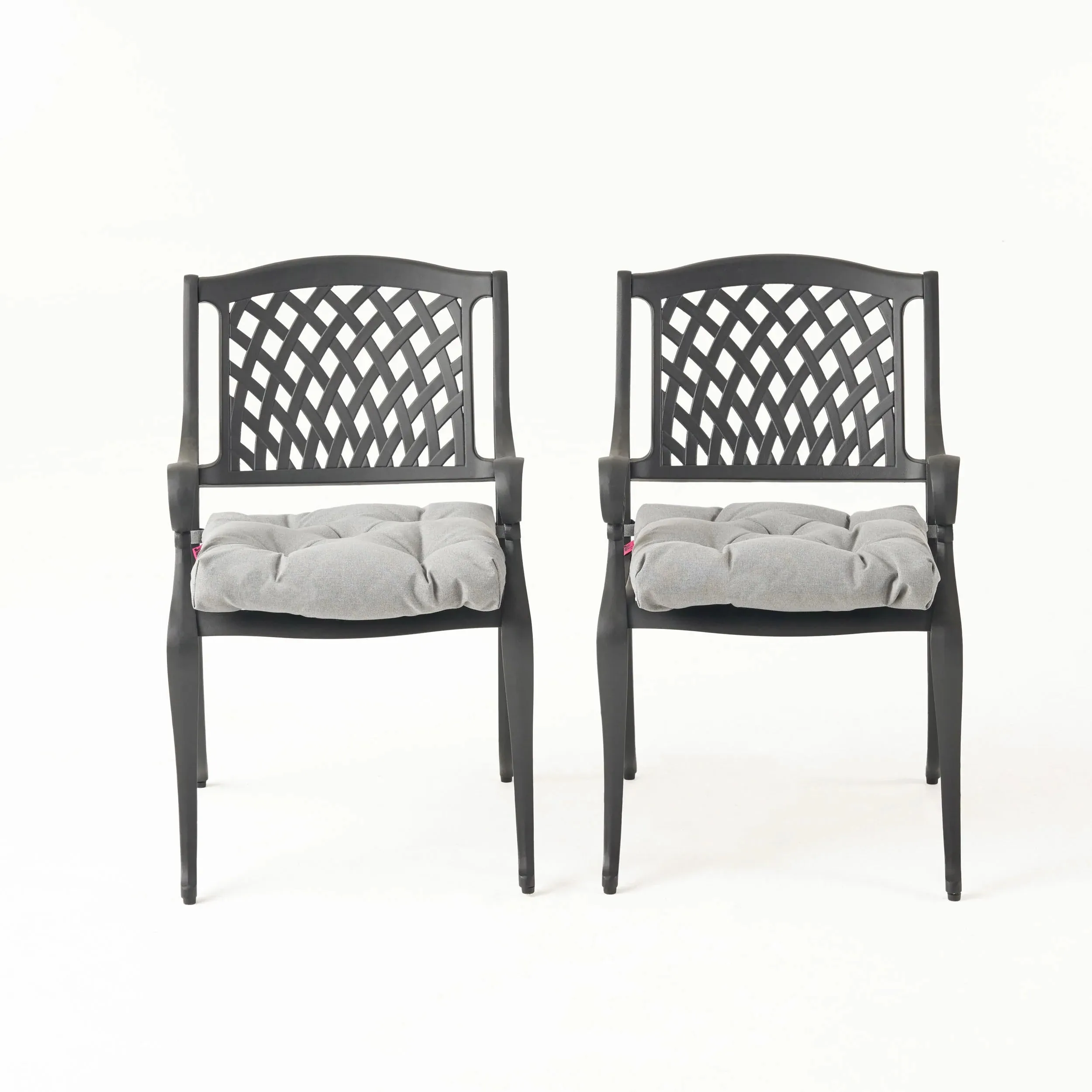 Allee Outdoor Dining Chair with Cushion (Set of 2) patio chairs, outdoor seating