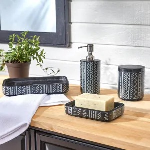 Amaya Aztec Black Bath Set bathroom furniture, vanity cabinet