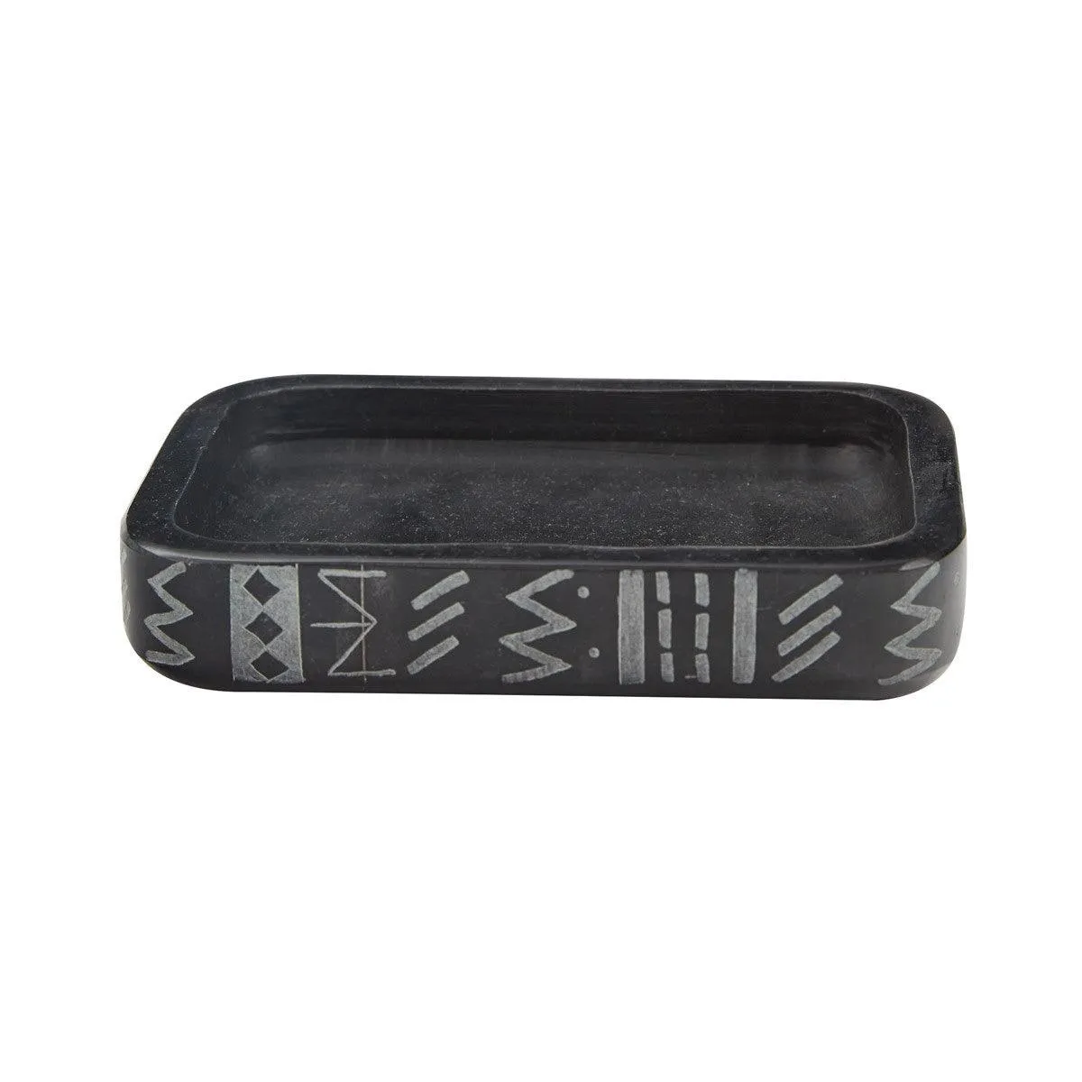 Amaya Aztec Black Bath Set