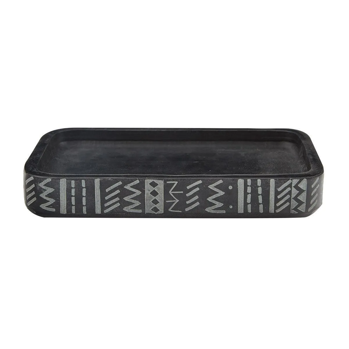 Amaya Aztec Black Bath Set