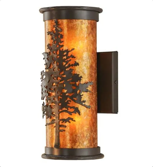 Amber Mica Tamarack Wall Sconce mattress topper, bed base