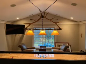 Antler Shed Island Pendant Light antler chandelier, rustic lighting