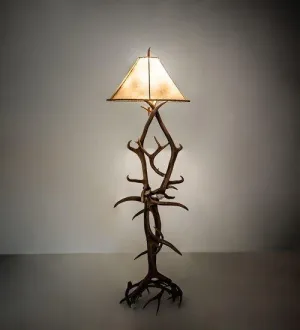 Antler Sheds Floor Lamp antler chandelier, rustic lighting