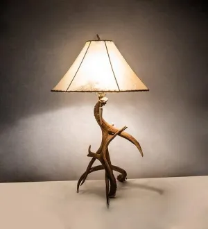 Antler Sheds Table Lamp antler chandelier, rustic lighting