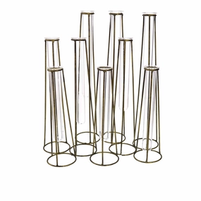 Archer Cluster Vase - 9 Tubes Vase,Ceramic Vase