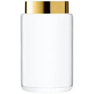 Aurum Vase, H40cm, Clear/Gold kitchen island, storage cart