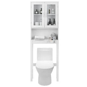 Bathroom Collect Storage Cabinet Toilet Rack bathroom organizer, toilet brush holder