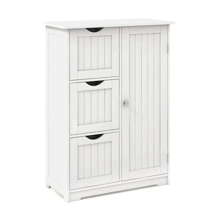 Bathroom Floor Cabinet, Wooden Storage Cabinet