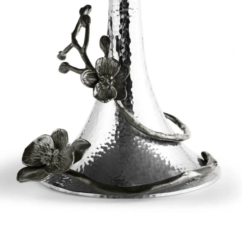 Black Orchid Cake Stand, D28cm, Black