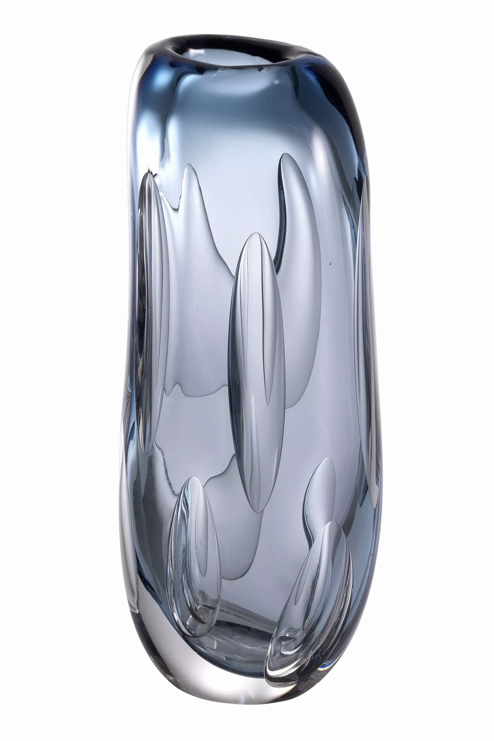 Blue Handblown Glass Vase | Eichholtz Sianni M