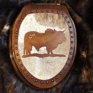 Branded Bull Toilet Seat wall sconce light, hallway light