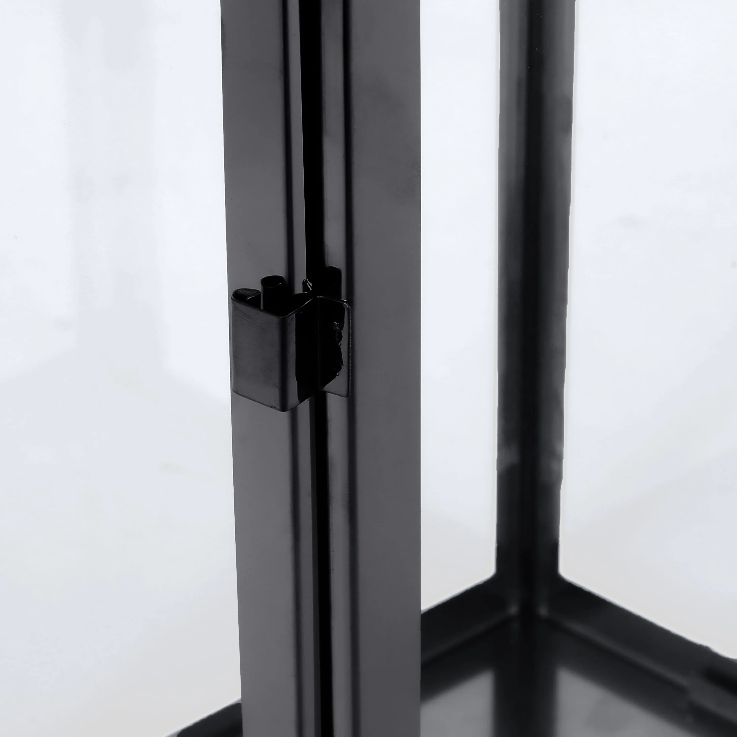 Brianna Outdoor 19" Modern Stainless Steel Lantern