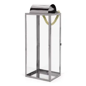 Brianna Outdoor 22" Modern Stainless Steel Lantern patio chairs, outdoor seating