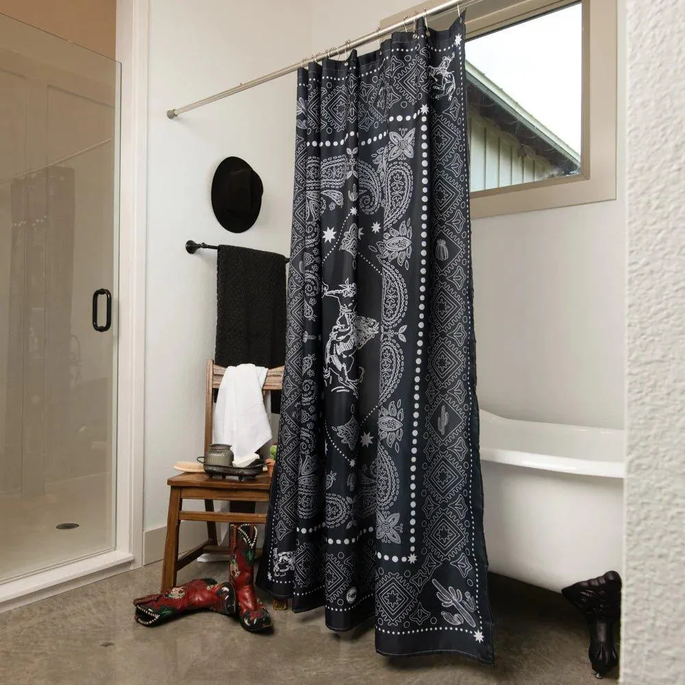 Bronc Western Shower Curtain