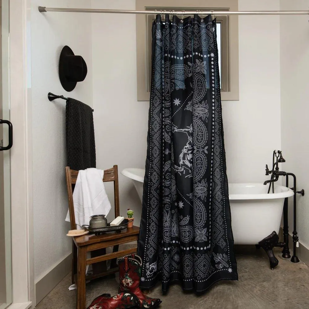 Bronc Western Shower Curtain