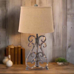 Bronze Antiqued Metal Table Lamp ceiling light, pendant lamp