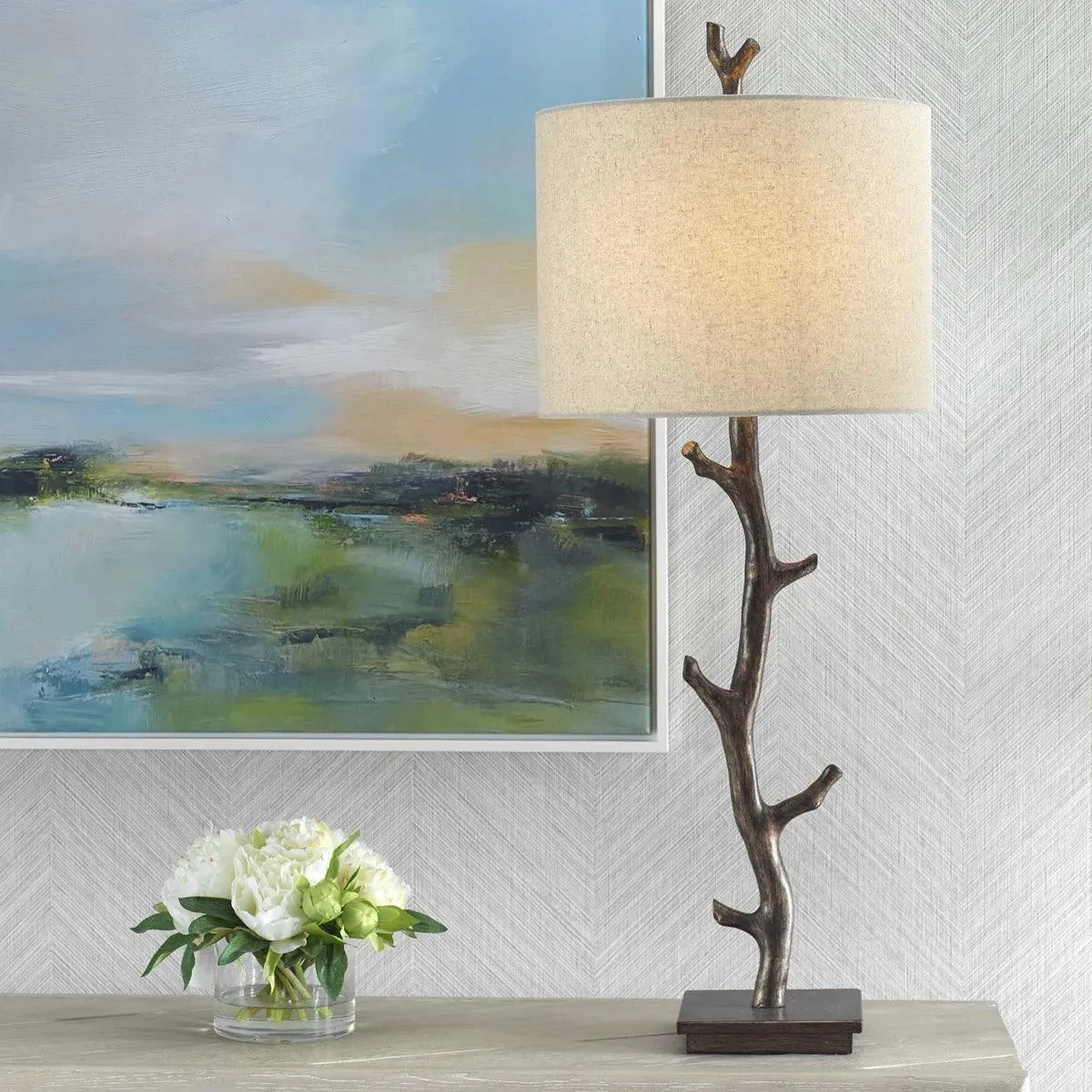 Bronzed Branch Lamp ceiling light, pendant lamp