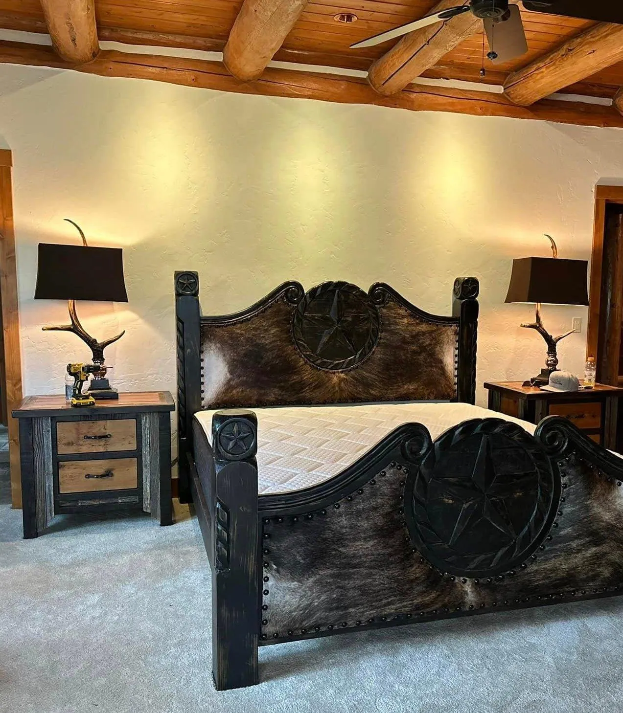 Burnished Antler Table Lamp