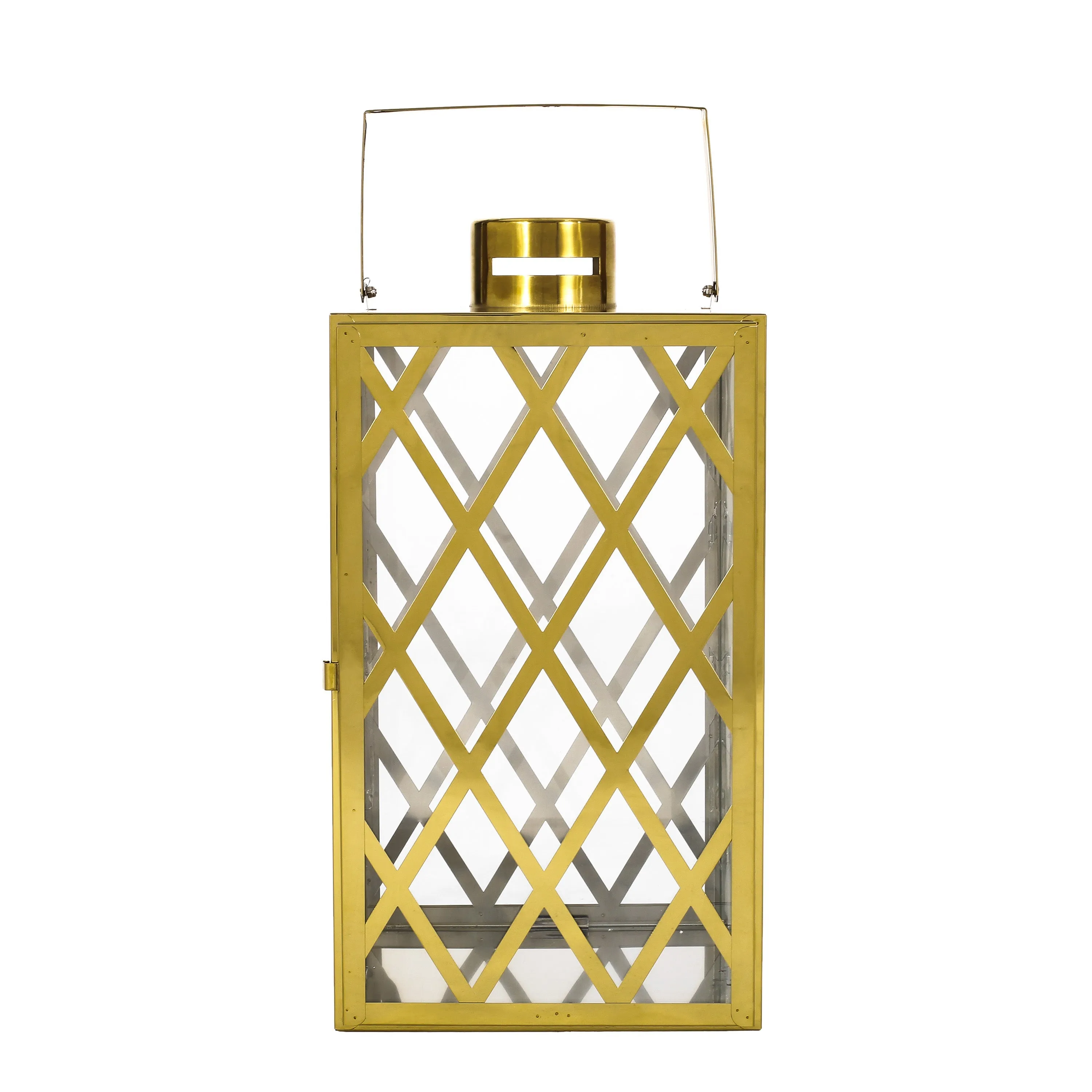 Cecil Outdoor 18" Modern Stainless Steel Lantern patio chairs, outdoor seating