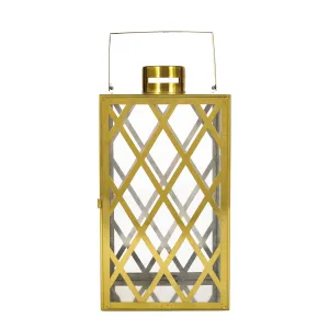Cecil Outdoor 18" Modern Stainless Steel Lantern patio chairs, outdoor seating