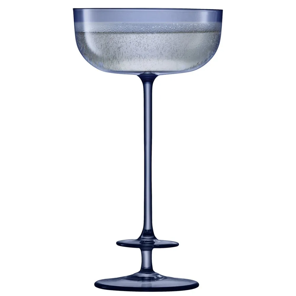 Champagne Theatre Set of 2 Saucers - 190ml; Midnight Blue