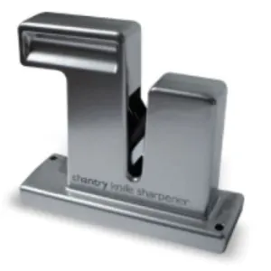 Chantry Knife Sharpener, Silver round coffee table, wooden coffee table