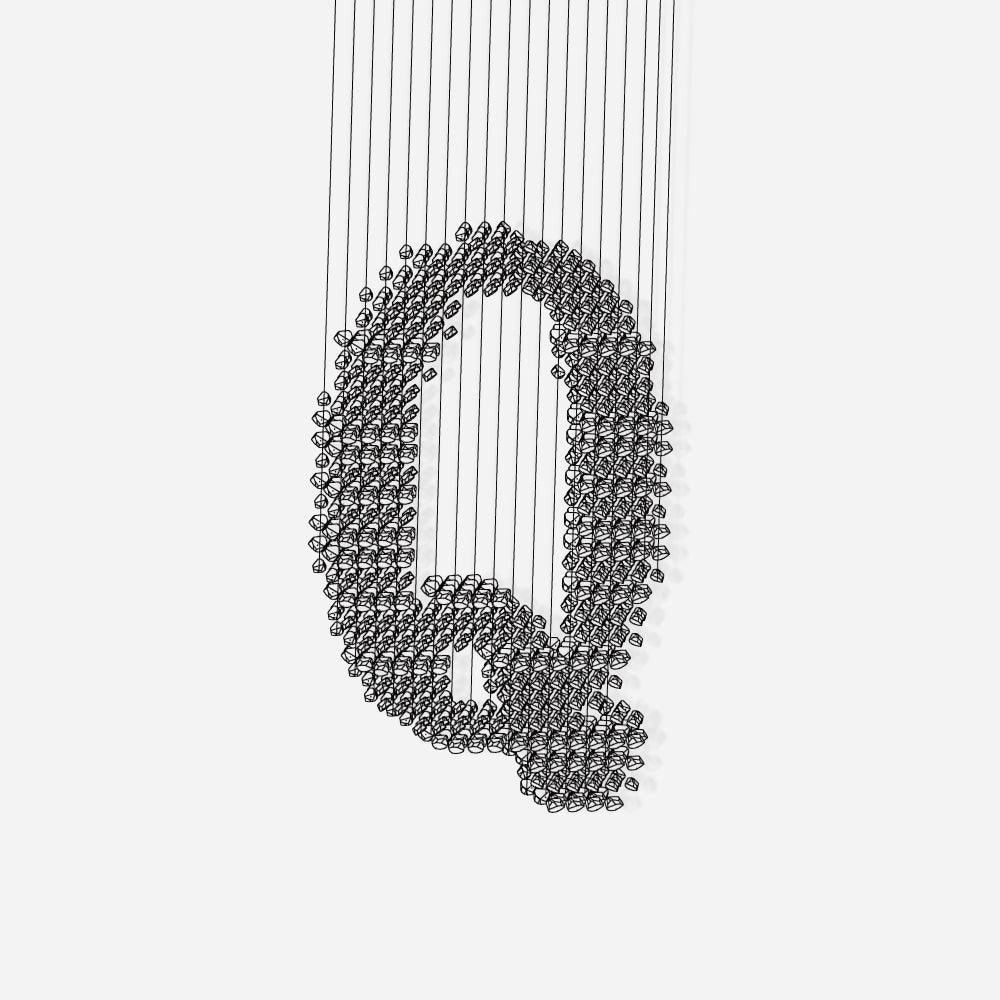 Charcoal Chandeliers Q chandelier,ceiling light,decorative lighting