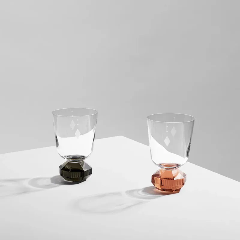 Chelsea Set of 2 crystal glasses, Rouge